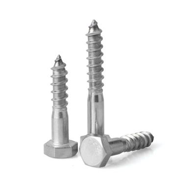 China HORSES DIN571 High Quality Hex Head Wood Screw for sale