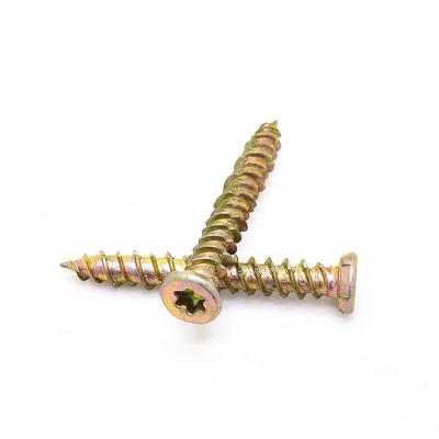 China Steel Galvanized TORX Concrete Screws Flat Head Screw Cement Screw for sale