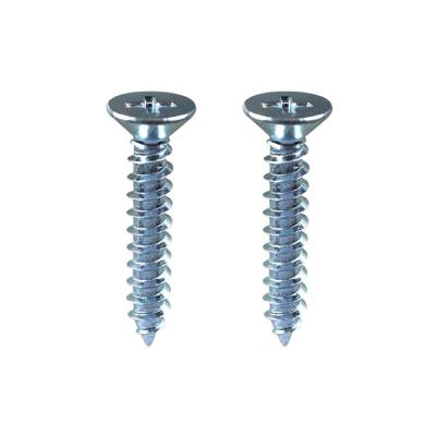 China Pan Carbon Steel Countersunk Head Tapping Screw With Cross Recessed DIN7982 for sale