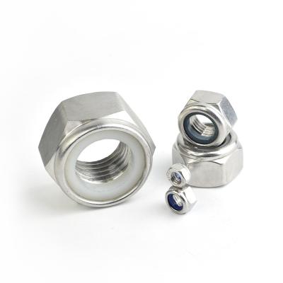 China Heavy Industry Stainless Steel Insert Nylon Lock Nut Nylon Lock Nut for sale