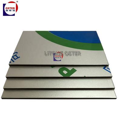 China Modern Cladding ACP ACM Sheet Aluminum Facade Composite Panels 2mm 3mm 4mm Alu 0.30mm 0.5mm Skin 0.21mm for sale