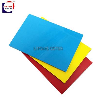 China Modern Exterior Wall Decoration ACP Colored High Gloss Fireproof 4mm Aluminum Plastic Panel for sale