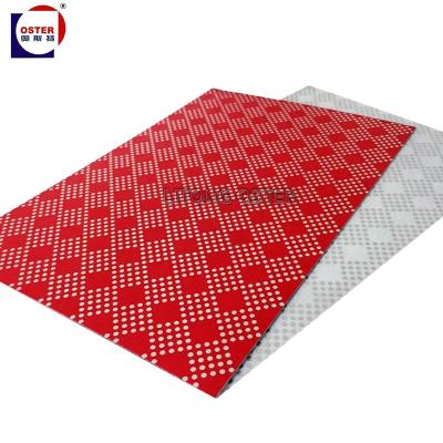 China Modern Glossy Aluminum Laser ACP Film Wall Cladings Composite PET Panel Manufacturer for sale