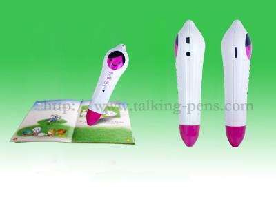 China Custom Lovely Doll Kids Talking Pen With Bilingual Books / Recording Stickers for sale