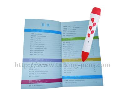 Chine Les adultes mignons rouges de fleur touchent le stylo de lecture de point pour le guide/brochure de déplacement à vendre