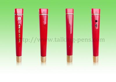 China Mini Music Books Electronic Reading Pen Red Color USB Charging / Downloading for sale