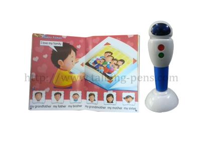 China 2GB Two Buttons Robot Electronic Digital Reading Pen With Holder USB Downloading for sale