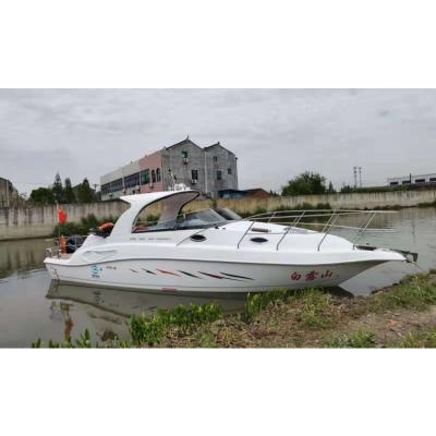 China Entertainment 10m 33ft FRP fishing boat speed yacht boat for sale for sale