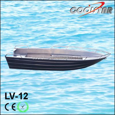 China Luxury Aluminum V Head Small Aluminum Boat With 2.00mm Thickness For Fishing for sale