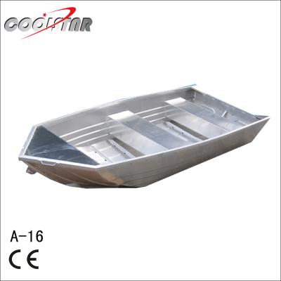 China Cheap hot sale 4.9m aluminum small aluminum fishing boat for sale