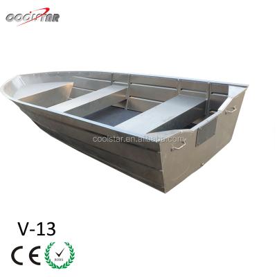 China Hot Sale Aluminum Fishing Aluminum Small V Type V13 Boat for sale