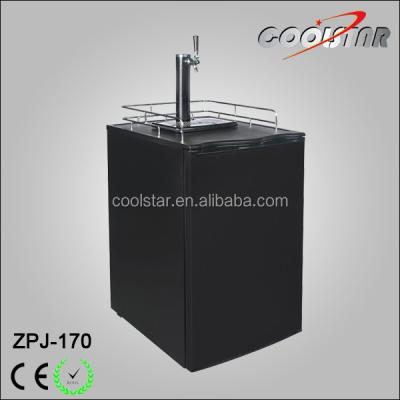 China Single-Temperature Single Tap Beer Keg Refrigerator for sale