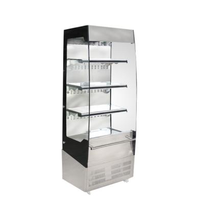 China Single-temperature Three Visible Glass Fruit And Vegetable Display Cabinet for sale