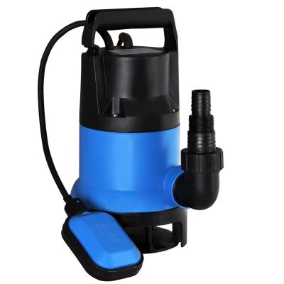 China 1hp Body Sewage Garden Mini Submersible Water Pump With Portable Plastic Float Switch for sale