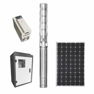 China Irrigation 304 Stainless Steel Large Flow Solar Water Pump DC Solar Surface Water Pump for sale