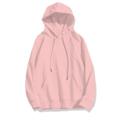 China Casual Upper Spring and Autumn Period 2022 Cotton Long Sleeve Loose Hoodie Women's Breathable Custom Logo Simple Sportswear for sale