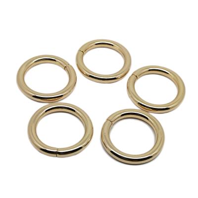 China Garment\jeans\DIY\bags\overcoat factory direct sale high end gold plated light metal o-ring for luggage bag accessories buckle for sale