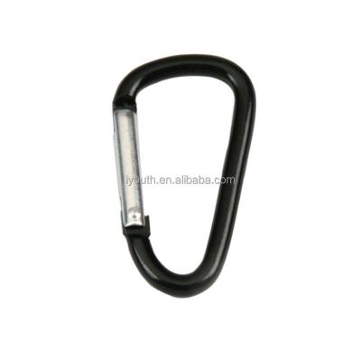 China 4# D Retail Industry Aluminum Mini Small Carabiner Clip Shape for sale