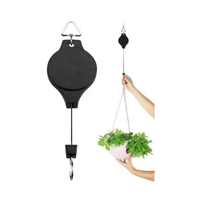 China Wholesale Modern Easy Hanger Easy Reach Home and Garden Plant Pulley Reach Flower Basket Bird Feeder Sturdy And Durable Hanging Hanger for sale