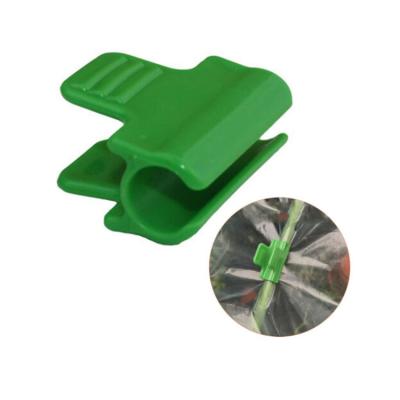 China 20 Pcs Greenhouse Modern High Quality Plastic Pipe Clamps For Factory 11mm Stakes Greenhouse Film Row Cover Making Tunnel Circle Clips for sale