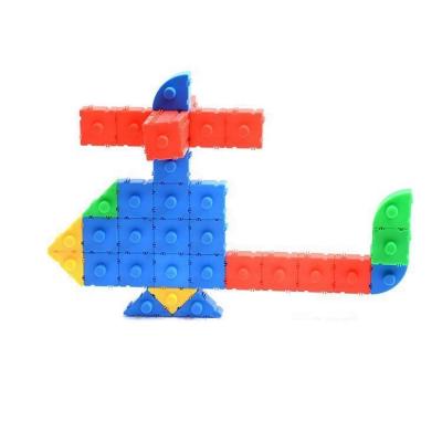 China 2019 Creative Non-toxic Environmentally Friendly Funny Educational Plastic Building Block Children Learning Toy for sale