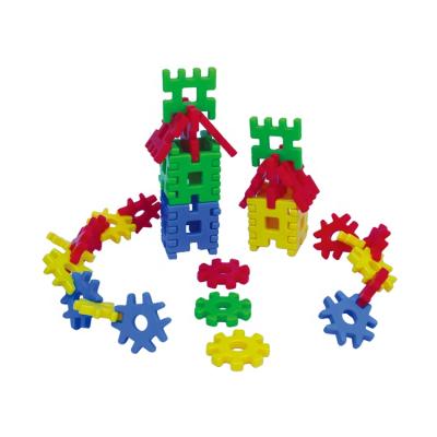 China Kindergarten Intelligence Development STEM Toys Preschool Kids Plastic Building Blocks For 3+ Years Children for sale