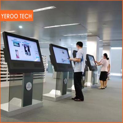 China New indoor library lcd screen display kiosk for self information, Android digital signage display OEM for sale