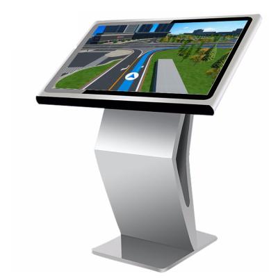 China Indoor GPS Navigation 32 Inch LCD Touch Screen PC All In One Signage Information Kiosk LCD Display Digital Advertising for sale