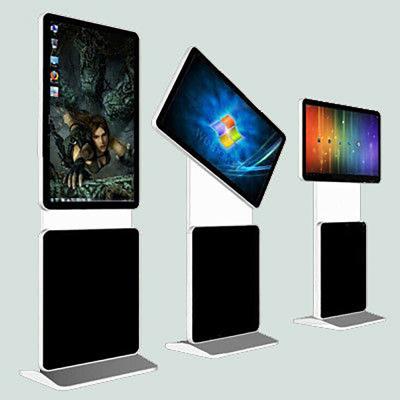 China Indoor Advertising OEM Rotating LCD Digital Display Floor Standing LCD Interactive Rotating Touch Screen For Indoor Advertising Signage for sale