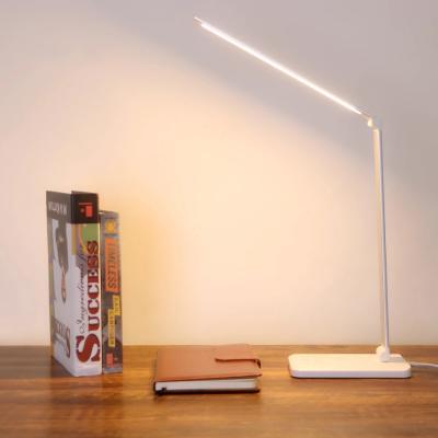 China Bedroom Stepless Dimmable Desk Indicating Light Foldable Rotatable Touch Switch Usb Led Rechargeable Table Light Bed Side Table Lamp for sale