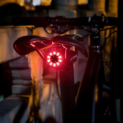 China Multi-Color Safety Seatpost Light Usb Bike Tail Light Bicycle Warning Recycling Rear Fill Light 30*34*34mm for sale