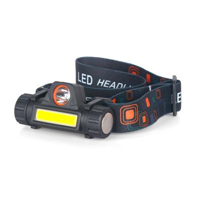 China Hot Selling Small COB High Power Head Light Magnetic Headlight Magnetic Flashlight USB Rechargeable Led Headlamp Camping For Running for sale