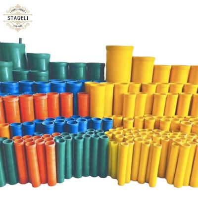 China HDPE Fiberglass Firework Mortar Tubes 3 Inch 4 Inch For Parties for sale