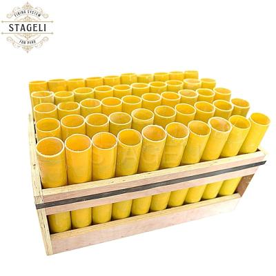 China 2 Inch 21 Shots Fireworks Display Shells Racks Display Mortar Racks for sale