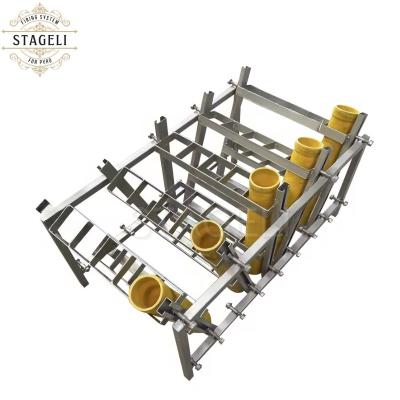 China OEM ODM Sparkling And Safe Fireworks Mortar Racks For All Festivals for sale