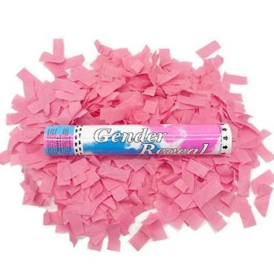 China Gender Reveal Confetti Cannon Party Popper Confetti Launcher Confetti Shooter OEM ODM for sale