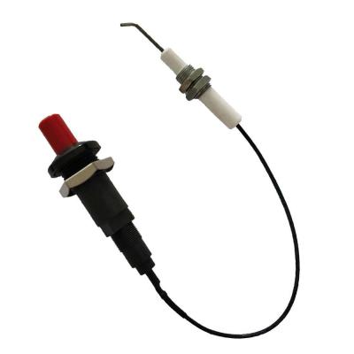 China Gas Stove Ignition Accessories Push-type Ceramic Piezoelectric Igniter With Universal Thread Ignition Curved Needle Spar for sale