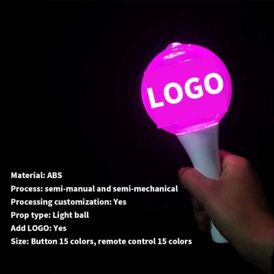 China Festival LED Ball Sticks Light Up Ball Wand For Concert Supply , LED Glow Flashing Stick for sale