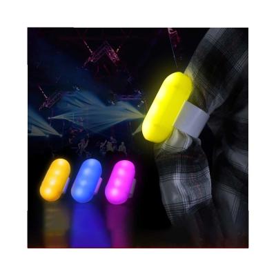 China Parties Big Events Custom LOGO Light Up Wristbands Remote Controlled LED Glow Bracelets for sale