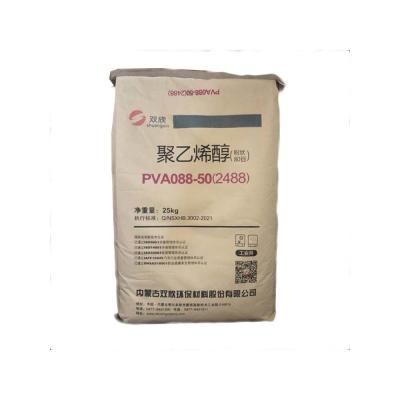 China PVA 2488a Polyvinylalkohol PVA 2488 Pulver PVA hergestellt in China SHUANGXIN 088-50 zu verkaufen