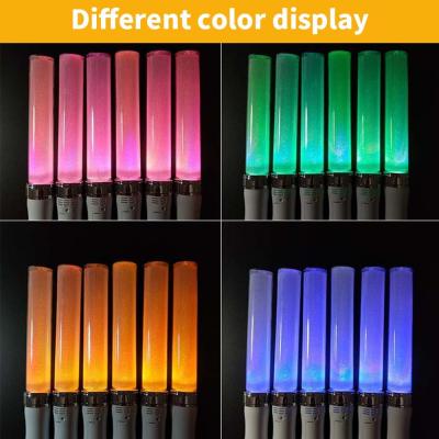 China Acrylic Mini Led Stick With Rotary Switch Custom Laser Logo Mini Glow Led Acrylic Stick Led Pen Light for sale