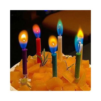 China Creative Rainbow Flame Candle for Party Decoration and Birthday Celebration for sale