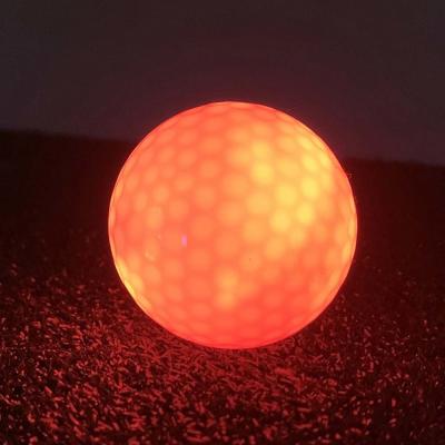 China LED Golf Ball Custom Night Light-up Flashing Glowing Golf Balls for Sports Theme for sale