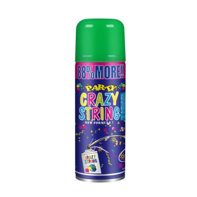 China Decoraciones para fiestas económicas Colorido Streamer Silly Crazy String Spray en venta