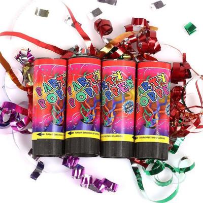 Chine 2 - 3M Shooting Spring Plastic Compressed Air Mini Streamer Party Popper Party Confetti Cannon for Party Decorations à vendre