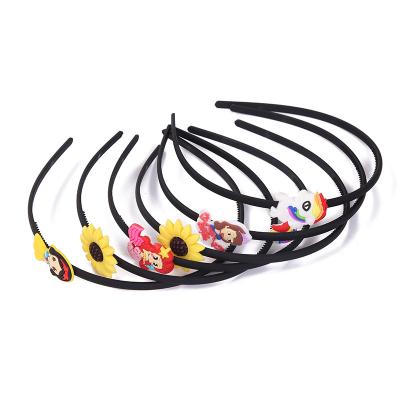 China Popular Wholesale Simple Washing Plastic Headband Cartoon Hairband Children Headband Hair Accessories for sale