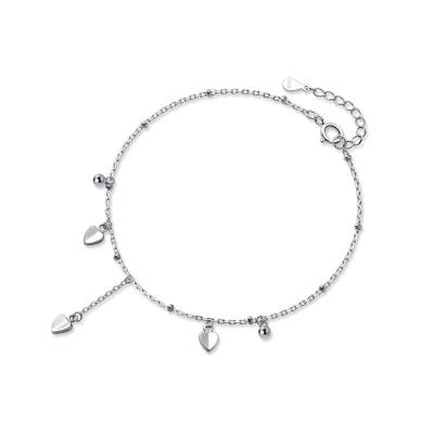 China Honey Moon Leaves casual/sporty 925 Sterling Silver Anklet for sale