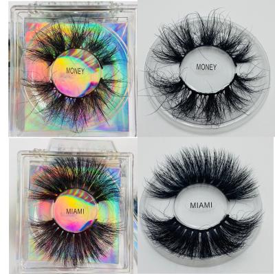 China Long Natural Fluffy Eyelashes Longer Matte Black Makeup False Eyelashes Logo Square Box Custom Wholesale 8D for sale