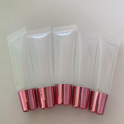 China Eco-Friendly 10ml 15ml 20ml Lip Gloss Lipstick Squeeze Custom Tubes With Private for sale