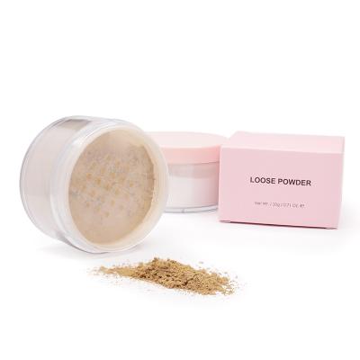 China Natural Waterproof Moisturizer Makeup Compact Powder High Quality Setting Powder Face Finishing Loose Powder for sale